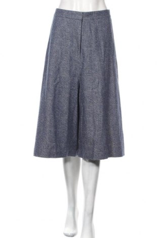 Γυναικείο παντελόνι COS, Μέγεθος L, Χρώμα Μπλέ, 55% λινό, 45% βαμβάκι, Τιμή 15,34 €