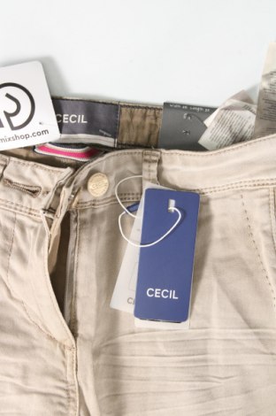 Γυναικείο παντελόνι Cecil, Μέγεθος S, Χρώμα  Μπέζ, 98% βαμβάκι, 2% ελαστάνη, Τιμή 24,54 €