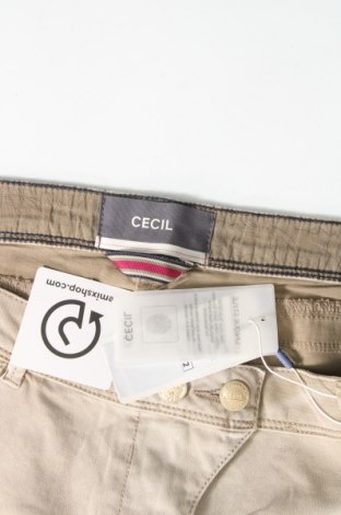 Γυναικείο παντελόνι Cecil, Μέγεθος XL, Χρώμα  Μπέζ, 98% βαμβάκι, 2% ελαστάνη, Τιμή 18,40 €