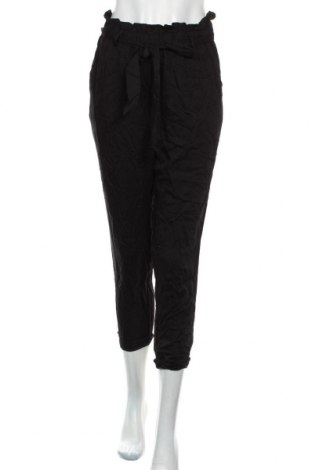 Дамски панталон H&M, Размер S, Цвят Черен, Вискоза, Цена 35,00 лв.