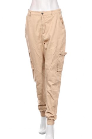 Дамски панталон Missguided, Размер M, Цвят Бежов, Памук, Цена 15,80 лв.