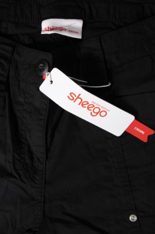 Γυναικείο παντελόνι Sheego, Μέγεθος L, Χρώμα Μαύρο, 97% βαμβάκι, 3% ελαστάνη, Τιμή 24,54 €