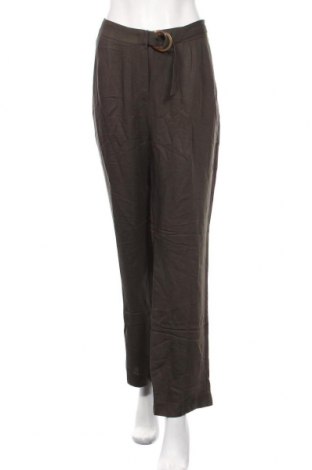 Γυναικείο παντελόνι Zero, Μέγεθος XL, Χρώμα Πράσινο, 65% βισκόζη, 35% λινό, Τιμή 21,50 €