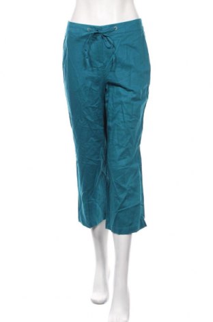 Γυναικείο παντελόνι Zero, Μέγεθος S, Χρώμα Μπλέ, 55% λινό, 45% βαμβάκι, Τιμή 24,54 €