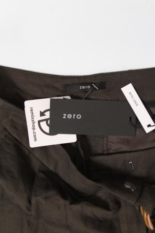 Γυναικείο παντελόνι Zero, Μέγεθος L, Χρώμα Πράσινο, 65% βισκόζη, 35% λινό, Τιμή 71,65 €