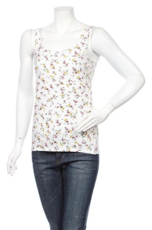 Γυναικείο αμάνικο μπλουζάκι Clockhouse, Μέγεθος L, Χρώμα Λευκό, 95% βαμβάκι, 5% ελαστάνη, Τιμή 13,64 €