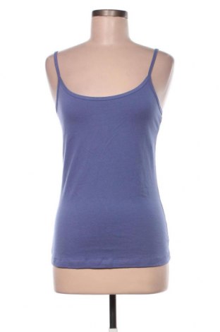 Damska koszulka na ramiączkach Esmara, Rozmiar M, Kolor Niebieski, 95% bawełna, 5% elastyna, Cena 67,17 zł