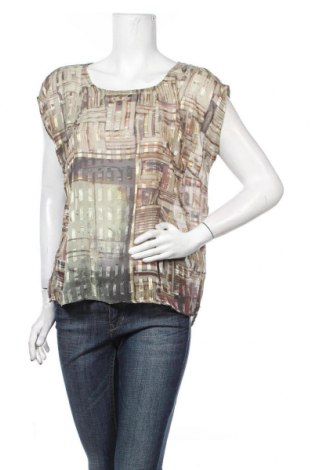 Γυναικείο αμάνικο μπλουζάκι Garcia Jeans, Μέγεθος M, Χρώμα Πολύχρωμο, 97% πολυεστέρας, 3% μεταλλικά νήματα, Τιμή 13,64 €