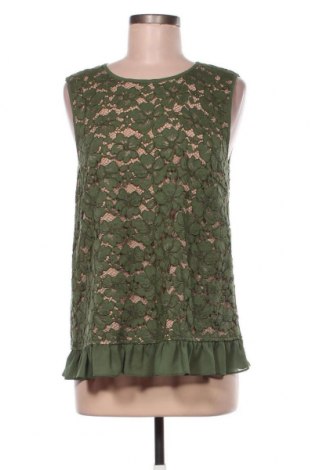 Γυναικείο αμάνικο μπλουζάκι Hallhuber, Μέγεθος M, Χρώμα Πράσινο, 40% βαμβάκι, 37% βισκόζη, 23% πολυαμίδη, Τιμή 22,08 €