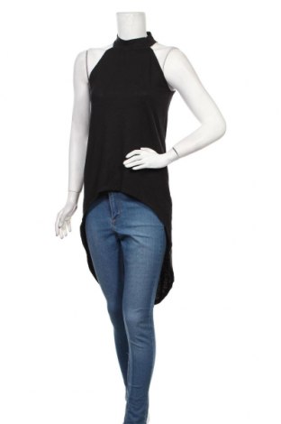 Γυναικείο αμάνικο μπλουζάκι Noisy May, Μέγεθος XS, Χρώμα Μαύρο, 65% πολυεστέρας, 35% βαμβάκι, Τιμή 13,64 €