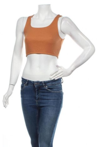 Γυναικείο αμάνικο μπλουζάκι ONLY, Μέγεθος M, Χρώμα Καφέ, 50% βαμβάκι, 50% μοντάλ, Τιμή 6,46 €