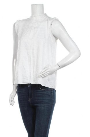 Γυναικείο αμάνικο μπλουζάκι Sud Express, Μέγεθος S, Χρώμα Λευκό, 98% βισκόζη, 2% μεταλλικά νήματα, Τιμή 15,59 €