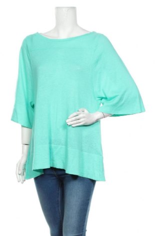 Дамски пуловер Phase Eight, Размер M, Цвят Зелен, 56% лен, 44% памук, Цена 12,00 лв.