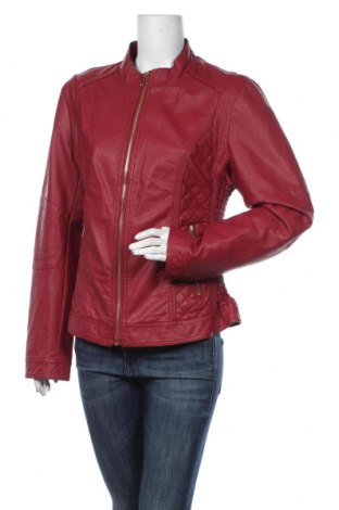 Damen Lederjacke, Größe XL, Farbe Rot, Kunstleder, Preis 34,10 €