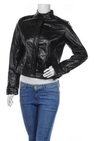 Dámská kožená bunda  Zara Trafaluc, Velikost M, Barva Černá, Pravá kůže, Cena  3 013,00 Kč