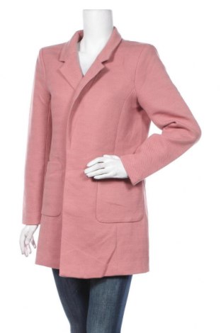 Дамско палто ONLY, Размер L, Цвят Пепел от рози, 65% полиестер, 35% памук, Цена 57,85 лв.