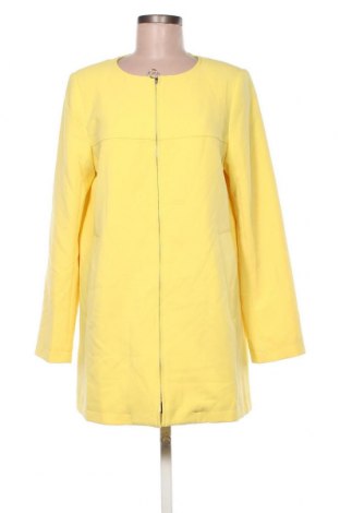 Дамско палто Zero, Размер M, Цвят Жълт, 78% полиестер, 18% вискоза, 4% еластан, Цена 129,35 лв.