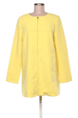 Дамско палто Zero, Размер M, Цвят Жълт, 78% полиестер, 18% вискоза, 4% еластан, Цена 116,35 лв.