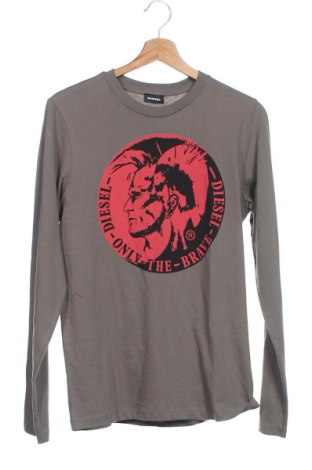 Kinder Shirt Diesel, Größe 15-18y/ 170-176 cm, Farbe Grau, Baumwolle, Preis 65,57 €