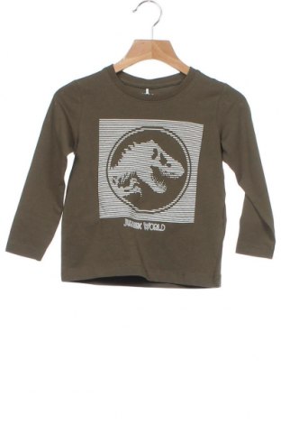 Детска блуза Name It, Размер 18-24m/ 86-98 см, Цвят Зелен, 95% памук, 5% еластан, Цена 19,50 лв.