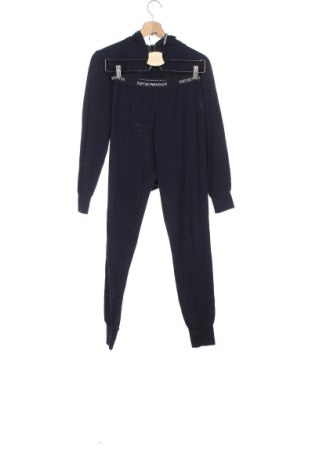 Piżama dziecięca Emporio Armani Underwear, Rozmiar 10-11y/ 146-152 cm, Kolor Niebieski, 95% bawełna, 5% elastyna, Cena 337,84 zł