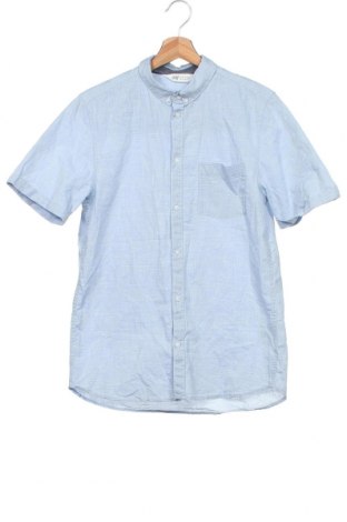 Kinderhemd H&M, Größe 15-18y/ 170-176 cm, Farbe Blau, Baumwolle, Preis 17,19 €
