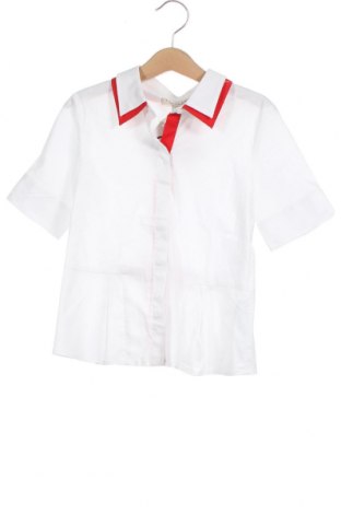 Kinderhemd TWINSET, Größe 7-8y/ 128-134 cm, Farbe Weiß, 69% Baumwolle, 26% Polyamid, 5% Elastan, Preis 38,27 €