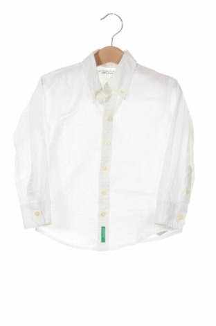 Παιδικό πουκάμισο United Colors Of Benetton, Μέγεθος 5-6y/ 116-122 εκ., Χρώμα Λευκό, Βαμβάκι, Τιμή 5,44 €
