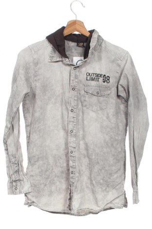 Kinderhemd Y.F.K., Größe 12-13y/ 158-164 cm, Farbe Grau, Baumwolle, Preis 22,27 €