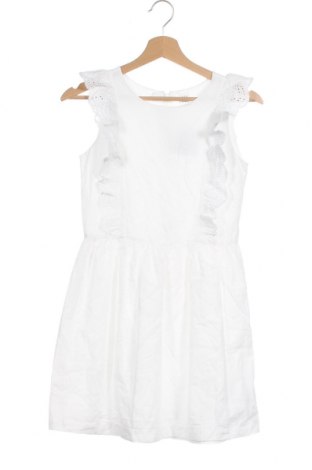 Детска рокля Gap Kids, Размер 8-9y/ 134-140 см, Цвят Бял, Памук, Цена 33,60 лв.