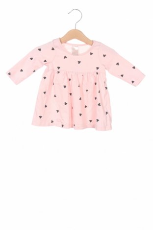 Kinderkleid H&M, Größe 2-3m/ 56-62 cm, Farbe Rosa, Baumwolle, Preis 15,31 €