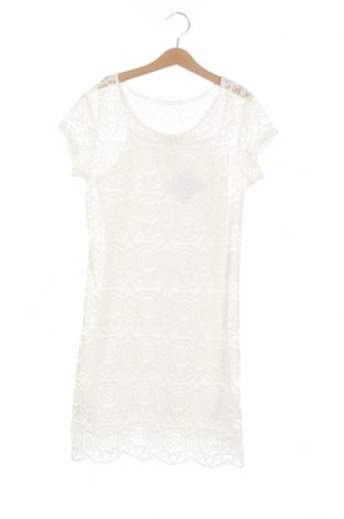 Dziecięca sukienka H&M L.O.G.G., Rozmiar 10-11y/ 146-152 cm, Kolor Biały, 95% poliamid, 5% elastyna, Cena 83,16 zł