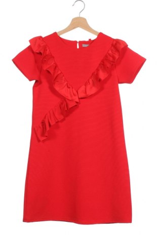 Kinderkleid Next, Größe 11-12y/ 152-158 cm, Farbe Rot, 96% Polyester, 4% Elastan, Preis 18,09 €