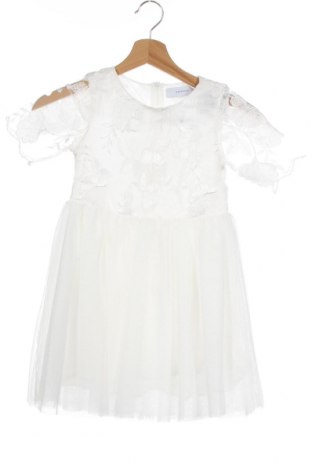 Kinderkleid Reserved, Größe 6-7y/ 122-128 cm, Farbe Weiß, Baumwolle, Preis 19,48 €