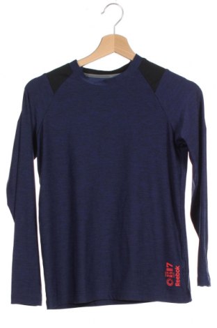 Детска спортна блуза Reebok, Размер 11-12y/ 152-158 см, Цвят Син, 92% полиестер, 8% еластан, Цена 32,00 лв.