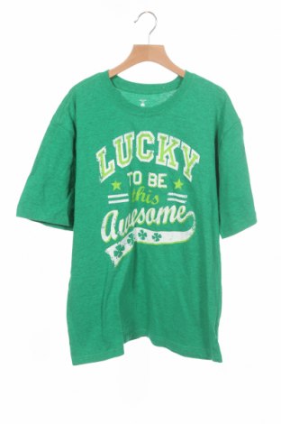 Dětské tričko , Velikost 15-18y/ 170-176 cm, Barva Zelená, 92% bavlna, 8% polyester, Cena  333,00 Kč