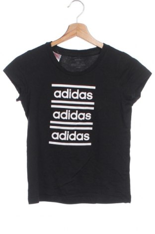 Dziecięcy T-shirt Adidas, Rozmiar 11-12y/ 152-158 cm, Kolor Czarny, Bawełna, Cena 65,25 zł