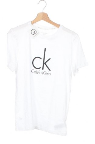Dětské tričko  Calvin Klein Jeans, Velikost 13-14y/ 164-168 cm, Barva Bílá, Bavlna, Cena  812,00 Kč