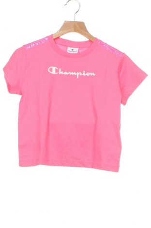 Детска тениска Champion, Размер 5-6y/ 116-122 см, Цвят Розов, Памук, Цена 14,82 лв.
