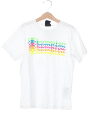 Kinder T-Shirt Champion, Größe 7-8y/ 128-134 cm, Farbe Weiß, Baumwolle, Preis 12,66 €