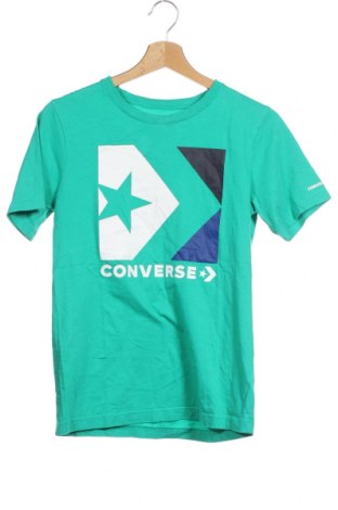 Παιδικό μπλουζάκι Converse, Μέγεθος 11-12y/ 152-158 εκ., Χρώμα Πράσινο, Βαμβάκι, Τιμή 17,54 €