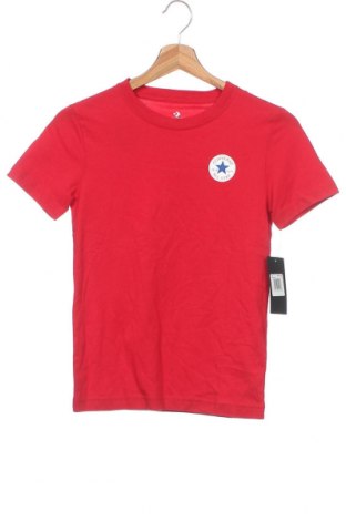 Детска тениска Converse, Размер 7-8y/ 128-134 см, Цвят Червен, Памук, Цена 35,77 лв.