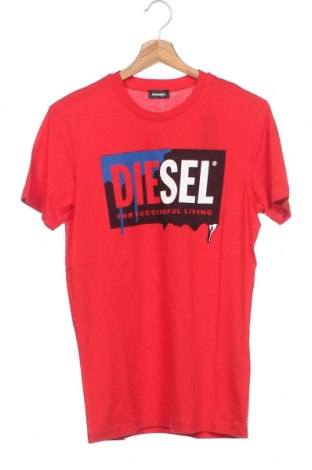 Dziecięcy T-shirt Diesel, Rozmiar 14-15y/ 168-170 cm, Kolor Czarny, Bawełna, Cena 171,52 zł