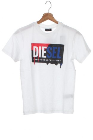 Dziecięcy T-shirt Diesel, Rozmiar 10-11y/ 146-152 cm, Kolor Biały, Bawełna, Cena 197,91 zł
