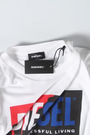 Dziecięcy T-shirt Diesel, Rozmiar 10-11y/ 146-152 cm, Kolor Biały, Bawełna, Cena 197,91 zł