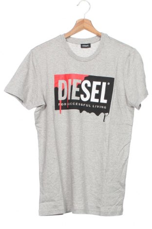 Παιδικό μπλουζάκι Diesel, Μέγεθος 15-18y/ 170-176 εκ., Χρώμα Γκρί, Βαμβάκι, Τιμή 33,17 €