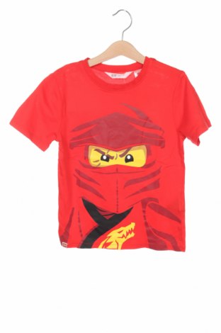 Kinder T-Shirt H&M, Größe 6-7y/ 122-128 cm, Farbe Rot, Baumwolle, Preis 15,31 €