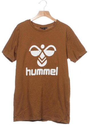 Kinder T-Shirt Hummel, Größe 13-14y/ 164-168 cm, Farbe Braun, Baumwolle, Preis 11,90 €