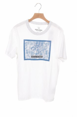 Kinder T-Shirt Jack & Jones, Größe 11-12y/ 152-158 cm, Farbe Weiß, Baumwolle, Preis 11,37 €