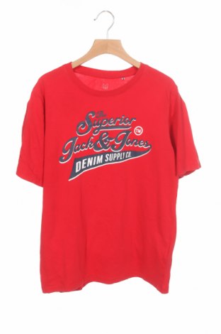 Dětské tričko  Jack & Jones, Velikost 15-18y/ 170-176 cm, Barva Červená, Bavlna, Cena  459,00 Kč